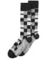 Men's Mosaic Boxes Dress Socks, Created for Macy's