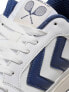 Hummel trainers in white and navy