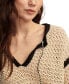 Фото #4 товара Women's Cotton Oversized Crochet Tunic