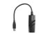 Фото #4 товара Lanberg NC-1000-01 - Black - Сетевая карта - USB 3.0