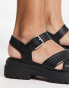 Фото #9 товара Timberland london vibe cross strap sandals in black full grain leather