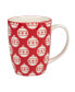 Фото #4 товара Peppermint Candy 16 oz Mugs Set of 6, Service for 6