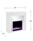 Morrigan Mirrored Color Changing Electric Fireplace