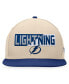 Men's Cream/Blue Tampa Bay Lightning Goalaso Snapback Hat