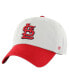 Фото #2 товара Men's Gray/Red St. Louis Cardinals Sure Shot Classic Franchise Hat