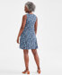 Women's Printed Sleeveless Knit Flip Flop Dress, Created for Macy's