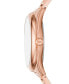 ფოტო #2 პროდუქტის Women's Janelle Three-Hand Rose Gold-Tone Stainless Steel Bracelet Watch 42mm