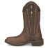 Фото #3 товара Justin Boots Paisley Embroidered Square Toe Cowboy Womens Size 7 B Casual Boots