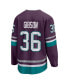 ფოტო #2 პროდუქტის Men's John Gibson Purple Anaheim Ducks 30th Anniversary Premier Breakaway Jersey