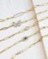 ფოტო #5 პროდუქტის Black Diamond (1/20 ct. t.w.) & White Diamond (1/10 ct. t.w.) Evil Eye Paperclip Link Bracelet