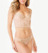 Sofia Intimates by Sofia Vergara Shine Bustier Bra Women's 34B Ivory Embroidered