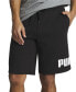 ფოტო #1 პროდუქტის Men's Regular-Fit Big Logo-Print Fleece 10" Shorts