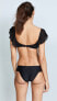 Фото #2 товара Ella Moss 262680 Women Sheer Dot Off Shoulder Bikini Top Swimwear Size X-Small