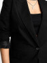 Фото #3 товара ASOS DESIGN Curve long line perfect blazer in black