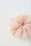 Фото #3 товара Резинка для волос из полупрозрачной ткани, для костюма балерины ZARA