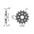 Фото #1 товара SUNSTAR SPROCKETS 520 Pitch 3A314 Steel Front Sprocket