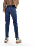 Фото #10 товара Pieces Kesia mom jeans in dark blue denim