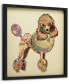 'Poodle' Dimensional Collage Wall Art - 25'' x 25''