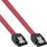 Фото #2 товара InLine SATA 6Gb/s Cable with latches 0.5m