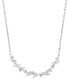 Фото #1 товара EFFY Collection eFFY® Diamond Multi-Cut 18" Collar Necklace (1-1/8 ct. t.w.) in 14k White Gold