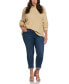 ფოტო #4 პროდუქტის Plus Size Sequin Long Sleeve Sweater