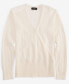 Women's 100% Cashmere Long-Sleeve Pointelle Surplice Sweater, Created for Macy's