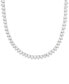 Фото #1 товара Michael Kors sterling Silver Tennis Necklace