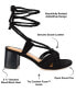 ფოტო #6 პროდუქტის Women's Railee Braided Block Heel Sandals