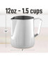 12oz Stainless Steel Milk Frothing Pitcher