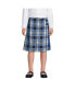 ფოტო #2 პროდუქტის Big Girls School Uniform Slim Plaid A-line Skirt Below the Knee