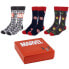 CERDA GROUP Marvel Half long socks 3 units