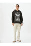 Фото #6 товара Свитшот Koton Oversize Hoodie Mystical Print Slogan