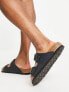 Birkenstock Arizona sandals in black Oiled Leather