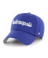 Фото #1 товара Men's '47 Royal Indianapolis Colts Crosstown Clean Up Adjustable Hat