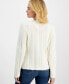 ფოტო #3 პროდუქტის Petite Fringe-Trim Cardigan, Created for Macy's