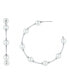 Imitation Pearl C Hoop Earring