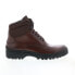 Фото #1 товара Bruno Magli Val VAL2 Mens Brown Leather Lace Up Casual Dress Boots