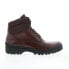 Bruno Magli Val VAL2 Mens Brown Leather Lace Up Casual Dress Boots