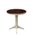 Фото #5 товара 30" Round Top Pedestal Table- 34.9"H