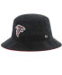 Фото #1 товара Men's Black Atlanta Falcons Thick Cord Bucket Hat