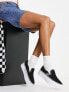 Vans Slip On stackform trainers in black and white