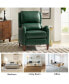 Leather Pushback Recliner chair with Adjustable Backrest for Livingroom