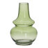 Vase Green Crystal 13 x 13 x 19 cm