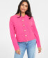 Фото #1 товара Women's Milano Crewneck Cardigan, Created for Macy's