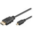 Фото #1 товара Goobay HDMI Cable - microHDMI - High Speed HDMI with Ethernet support - 5m