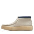 [26171090] MENS CLARKS WALLABEE CUP BOOT - WHITE NUBUCK