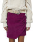 Iro Malawi Leather Mini Skirt Women's Purple 36