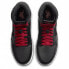 Кроссовки Nike Air Jordan 1 Retro High Black Satin Gym Red (Черный)