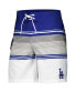 Фото #3 товара Men's Royal/White Los Angeles Dodgers Jump Shot Volley Board Shorts