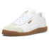 Фото #2 товара Puma Club 5V5 Lux Lace Up Mens Off White, White Sneakers Casual Shoes 39744901